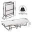 ARTISS Folding Bed with Mattress, Portable Rollaway 150kg Capacity 190CM