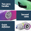 Everfit 1m Air Track Mat Inflatable Gymnastics Tumbling Mat W/ Pump Colourful