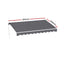 Instahut Retractable Folding Arm Awning Manual Sunshade 3M X 2M Grey