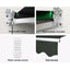 Instahut Folding Arm Awning Motorised Retractable Outdoor Sunshade 5X2.5M