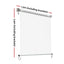 Instahut 1.2X2.4M Outdoor Blinds Clear Roll Down Awning Retractable Outdoor Blinds Water Wind Proof Transparent