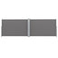 Instahut Side Awning Sun Shade Outdoor Retractable Privacy Screen 2X6M Grey