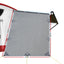 Grey Caravan Privacy Screen 1.95 x 2.2M End Wall Side Sun Shade Roll Out Awning