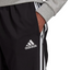 Adidas Mens Aeroready Essentials Tapered Cuff Woven 3-Stripes Black Pants