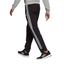 Adidas Mens Aeroready Essentials Tapered Cuff Woven 3-Stripes Black Pants