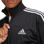 Adidas Mens Essentials 3 Stripes Black/White Tracksuit
