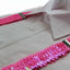 Adjustable 100cm Fluro Pink Mens & Womens Sequin Suspenders