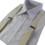 Adjustable 100cm Ivory Adult Mens Suspenders