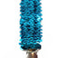Adjustable 100cm Light Blue Mens & Womens Sequin Suspenders