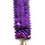 Adjustable 100cm Purple Mens & Womens Sequin Suspenders