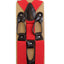 Adjustable Red Wide 6 Button Hole Mens & Womens Suspenders