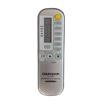 Air Conditioner AC Remote Control Silver - For GARRIER GEER GLEE GOLDSTAR GREE