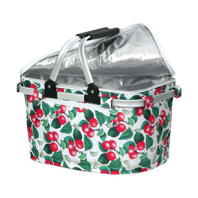 Alfresco Picnic Bag Basket Hamper Camping Hiking Insulated Lunch Cooler Folding