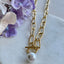 All knotted up with a pearl - gold – Tarnish Proof Jewellery