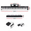 Alpha 88 Key Quad Folding Electronic Keyboard Digital Piano Portable MIDI Bluetooth Black