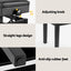 Alpha Adjustable Piano Bench Wooden Keyboard Seat Padded Music Chair Black