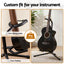 Alpha Iron Adjustable Guitar Stand Folding Instrument Holder Acoustic Bass Rack Black