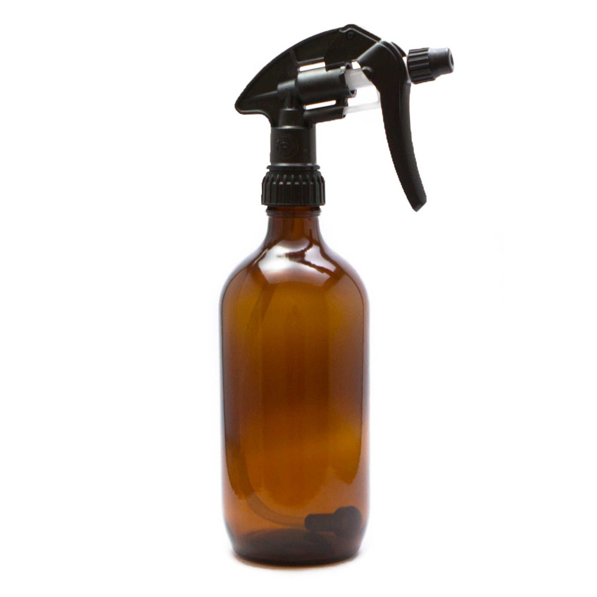 Amber Glass Bottles Empty Round - Spray Dropper Orifice Euro Cap Essential Oil