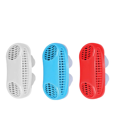 Anti Snoring Aid - 2 in 1 Snore and Air Purifier Filter Nose Clip Breathing Device