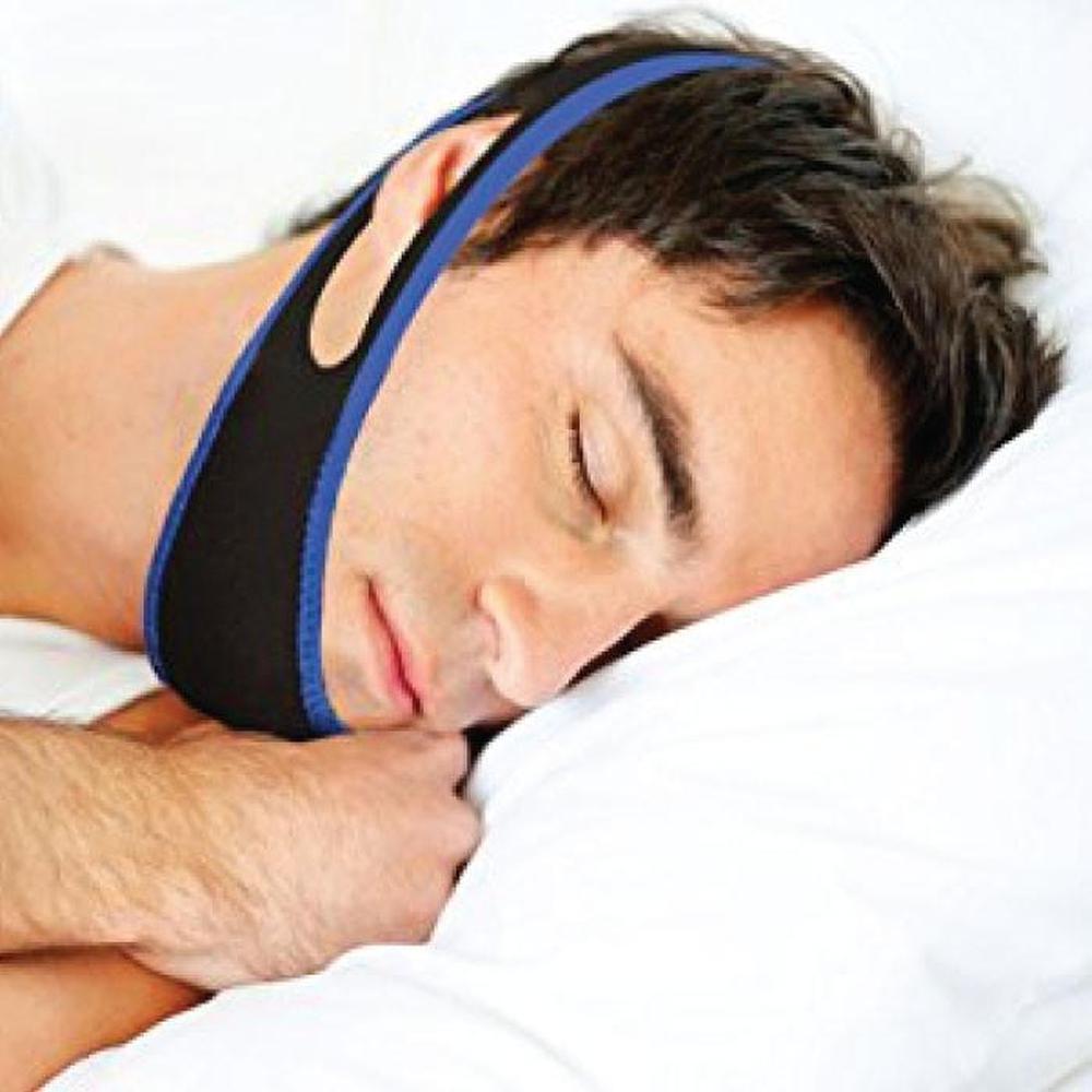 Anti Snoring Aid Adjustable Chin Strap - Jaw Brace Sleeping Aid Device