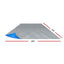 Aqua Buddy Pool Cover 500 Micron 7x4m Swimming Pool Solar Blanket Blue Silver