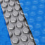 Aqua Buddy Pool Cover 600 Micron 11x6.2m Swimming Pool Solar Blanket Blue Silver