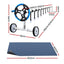 Aqua Buddy Pool Cover 600 Micron 8x4.2m w/ Blue Roller 5.55m Swimming Pools Black Solar Blanket
