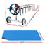 Aqua Buddy Pool Cover 600 Micron 9.5x5m w/ Blue Roller 5.55m Swimming Pools Sliver Solar Blanket