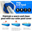 Aquabuddy Solar Swimming Pool Cover Blanket Roller Wheel Adjustable 11 x 6.2M