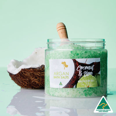 Argan Bath Salts - Coconut & Lime