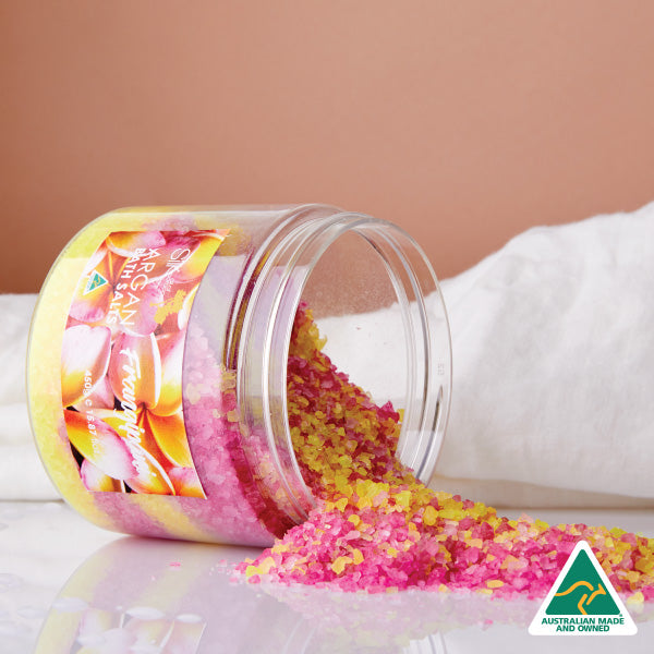 Argan Bath Salts - Frangipani
