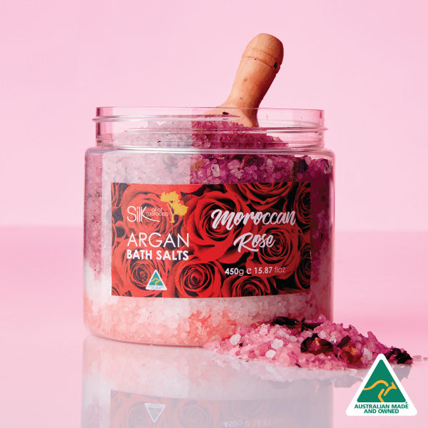 Argan Bath Salts - Moroccan Rose