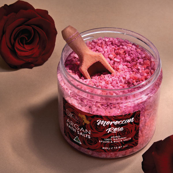 Argan Bath Salts - Moroccan Rose