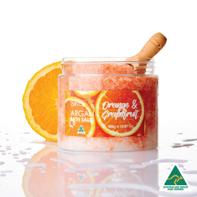 Argan Bath Salts - Orange & Grapefruit