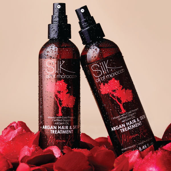 Argan Hair & Skin Treatment Serum - Moroccan Rose
