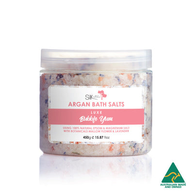Argan Luxe Bath Salts - Bubble Yum