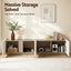 Artiss 180cm TV Unit Storage Cabinet Living Room Grayish White & Walnut