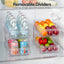 Artiss 2 Pack Clear Pull Out Cabinet Organiser 2 Tier Storage Drawers