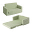 Artiss 2-in-1 Sofa Foam Couch with Side Pocket Light Green