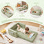 Artiss 2-in-1 Sofa Foam Couch with Side Pocket Light Green