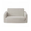 Artiss 2-in-1 Sofa Foam Couch with Side Pocket Light Grey