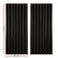 Artiss 2X Blockout Curtains Eyelet 300x230cm Black Shine