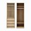 Artiss 2X Wardrobe Clothes Closet Storage Organiser Armoire Pine