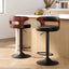 Artiss 2x Bar Stools Gas Lift Faux Leather