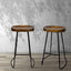 Artiss 2x Bar Stools Tractor Seat 75cm Black