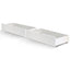 Artiss 2x Bed Frame Storage Drawers Trundle White