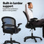 Artiss 2x Mesh Office Chair Computer Gaming Desk Chairs Work Study Mid Back