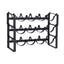 Artiss 3-Tier Wine Rack Metal Freestanding 12 Bottles Modular Countertop Wine Display Shelf Black