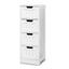 Artiss 4 Chest of Drawers - LEESA White
