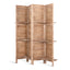 Artiss 4 Panel Room Divider Screen 163x170cm Shelf Oak